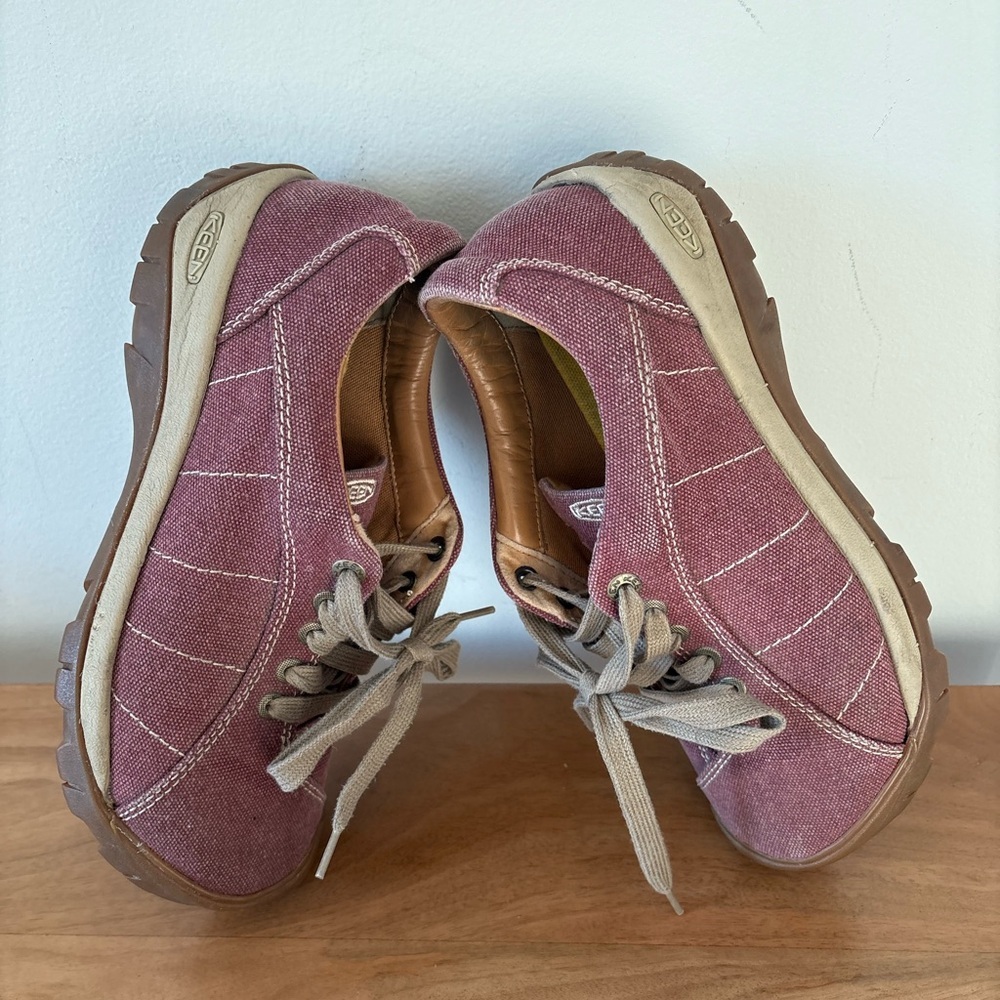 Keen Presidio Canvas B Red Plaza Taupe Women's Size 9 Shoes - Picture 5 of 9